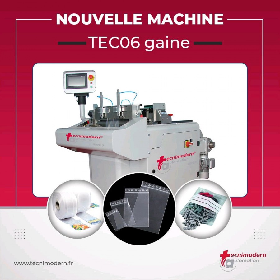 Sachet ZIP à base de gaine PE